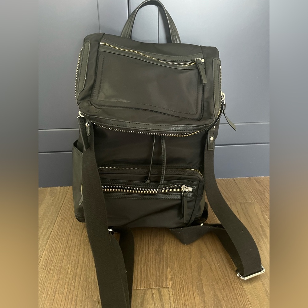 large black vince camuto backpack